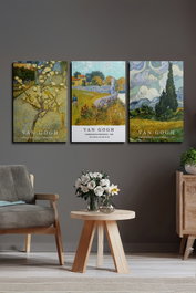 Wallity Ersycnvs16 Set de 3 Pinturas Decorativas en Lienzo 50 x 70 cm